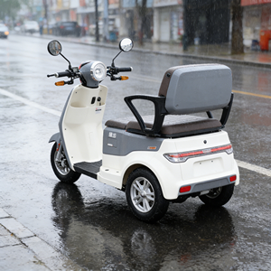 Scooter eléctrico de tres ruedas elegante y llamativo con pantalla LCD de 60V / Magic Q1 para reparto de comida - Product Image 1
