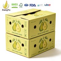 Boîte d'exportation de poires personnalisée Xiangyu, carton ondulé robuste pour le stockage, l'expédition et l'emballage agricole des produits frais