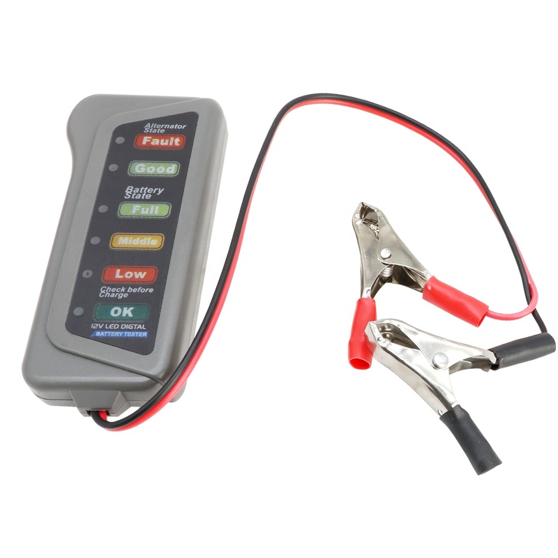 12V Car Motorcycle Battery Alternator Tester
