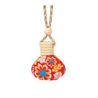 Désodorisant de voiture portable suspendu en poterie souple, élimination des odeurs, aromathérapie, fournitures cadeaux en stock