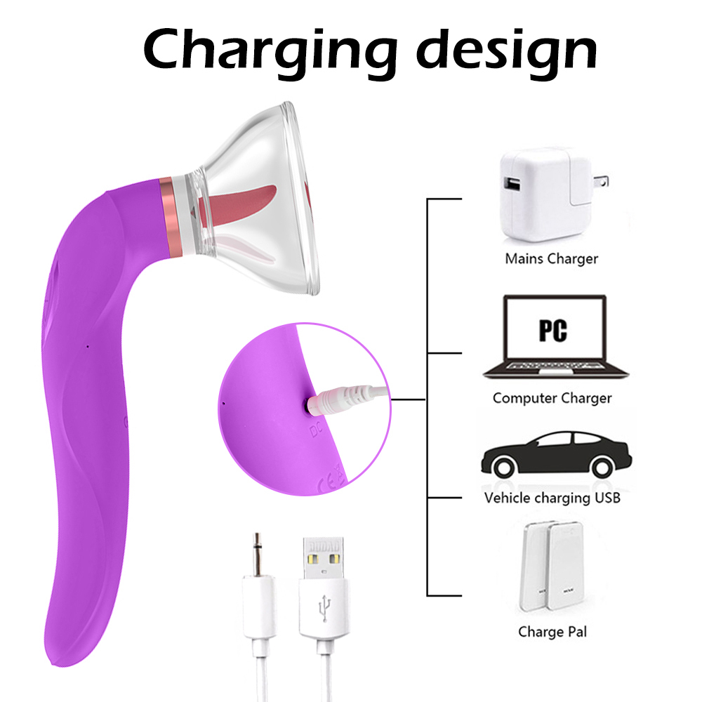 Stimulateur de Clitoris électrique, 10 Modes, succion de mamelon, vibrateur gode, jouets sexuels pour femmes, Machine de massage
