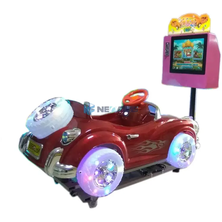 Muntautomaat Swing Video Amusement Games Rode Auto Kinderen Kiddie Ride Game Machine