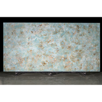 Fait main — pierre de quartz artificielle de luxe, Amazonite verte, turquoise, granit, décoration d'hôtel
