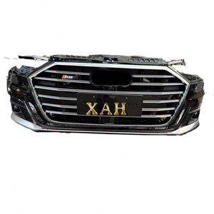 Paraurti Anteriore in Plastica Stile RS per Audi S8, Facile Installazione, Nero, Sostituzione/Riparazione per Parte Anteriore Inclusi Fori per Fendinebbia - Product Image 2