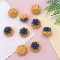 Vente flash : 100 pièces/lot, 15*20MM, mini décorations de gâteaux aux fruits 3D, ornements en résine à dos plat, breloques pour maison de poupée, décoration de cuisine