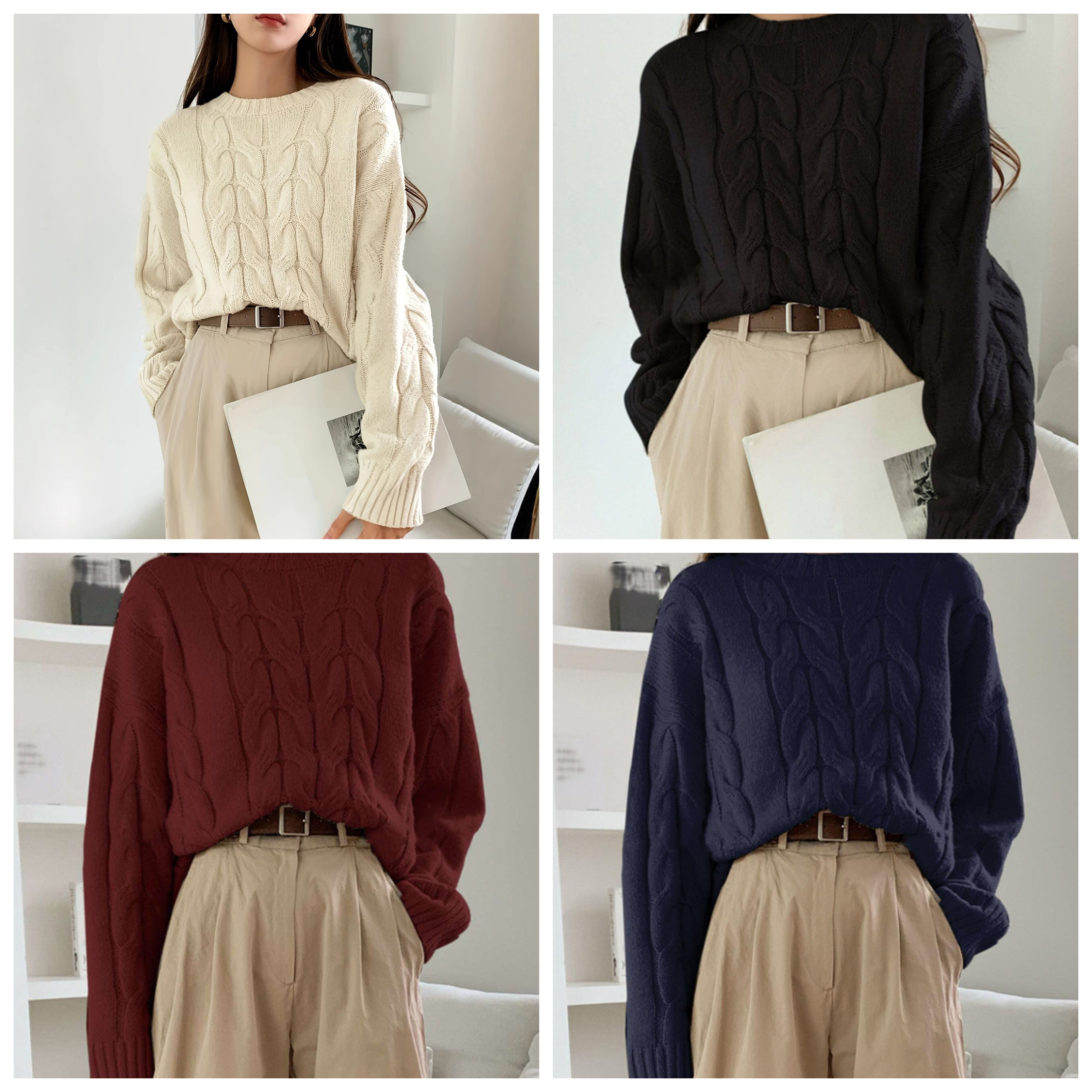 Korea Knit Sweaters Wholesale Custom Fashion Trends