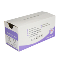 JNCMED Vicryll Polyglactin 910 PGLA Suture chirurgicale synthétique tressée résorbable stérile avec aiguille, toutes tailles personnalisables