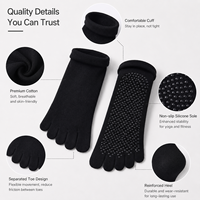 Chaussettes de yoga et de pilates pour hommes personnalisables de qualité supérieure