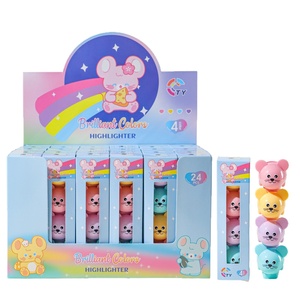 Stylos surligneurs multicolores en forme de petite souris mignonne, non effaçables, cadeau promotionnel d'entreprise - Product Image 5