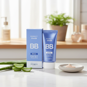 Crème BB à l'aloe vera minérale anti-âge, anti-rides, éclaircissante, anti-cernes, SPF41 PA+++ Contrôle du sébum Foodaholic - Product Image 3