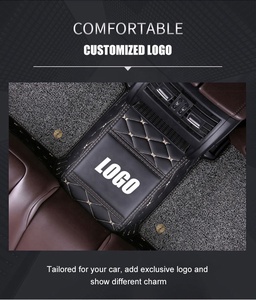 Accesorios interiores para coche, alfombrillas especiales para coche, alfombrillas de coche 7D de cuero de diamante de lujo de alta calidad para Roge 2016 - Product Image 5