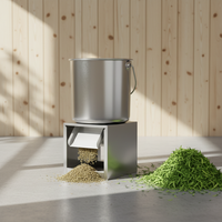 Machine à broyer les légumes électrique portable pour usage domestique, équipement de traitement pour petite ferme avicole