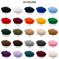 Nouvelle Arrivée 2026 – Béret en Laine Hiver Style Britannique Tendance, Chapeau de Peintre Vintage Polyvalent Amincissant le Visage pour Femmes et Hommes
