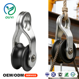 High Quality Sliding Steel Cable Traction <strong>Pulley</strong> Suitable for Outdoor Hanging Rollers - Product Image 1