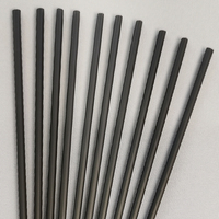 PLA flexible jetable écologique enveloppé individuellement pailles à boire pour les fêtes