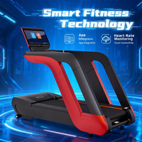 Caminadora Eléctrica Motorizada Comercial para Gimnasio, Pantalla LCD para Entrenamiento Físico, Plegable e Inalámbrica
