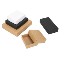 Kraft Paper Square Rigid Gift Boxes with UV Coating and Custom Printing
