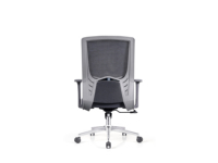 Chaise de bureau ergonomique pivotante avec dossier en maille pour personnel et salles de conférence