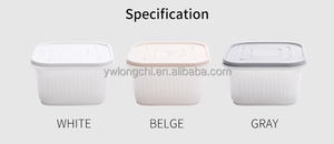 Multifonctionnel cuisine en plastique réfrigérateur organisateur conteneurs pour le stockage des aliments <span class=keywords><strong>Mini</strong></span> Camping boîte Drain cuisine bac de rangement - Product Image 6