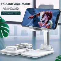 Nouveau support de téléphone portable 2026 pour bureau, compatible iPad et tablette, universel, multifonctionnel, pliable, réglable en hauteur, rotatif, pour personne paresseuse