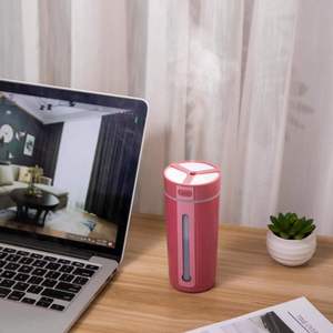 Di Động 800MAh Pin Xe Máy Tạo Độ Ẩm Không Khí Khuếch Tán Thông Minh On-Board Bắt Đầu Dừng 7 Đầy Màu Sắc <span class=keywords><strong>LED</strong></span> Ánh Sáng Tinh Dầu Hương Khuếch Tán - Product Image 4