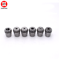 ZUANTONG 1 pièce ER32 Collet en acier à ressort 65Mn de haute précision 2-20mm pour porte-outil de fraisage CNC