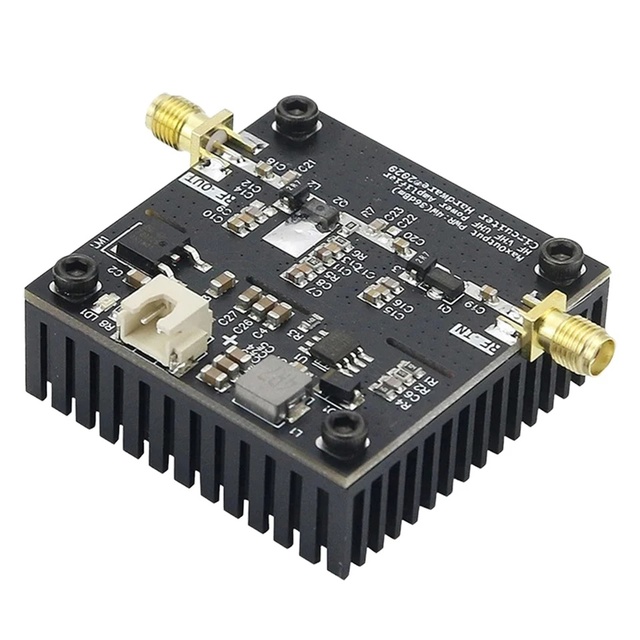 0.5-800MHz 40dB Gain VHF UHF RF Power Amplifier HF Amp for Ham Radio Made in Mainland China