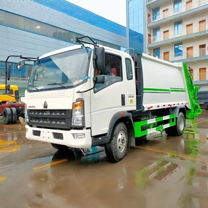 HOWO Garbage Collection and Transfer Vehicle 4x2 7cbm High-Capacity Compactor Garbage Truck for Sale - Product Image 3