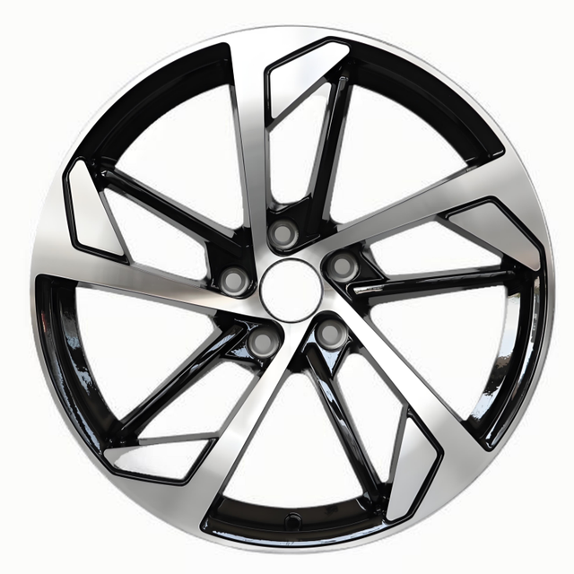 New YL Alloy Rims 18 Inch 5x112 5-Hole Bright Black Brush Silver Car Wheels for Audi Q5/Q7/Q8/A8/A6/A5/A4/S7/S8/RS3/RS7