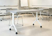Ensemble de pieds de table en fonte 800x450xH720mm, revêtement poudré, structure entièrement en fonte pour table de restaurant, café, salle à manger