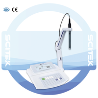 SCITEK pH-Mètre de Paillasse (-2.00-20.00) pH Étalonnage Automatique Écran LCD pH-Mètre de Laboratoire