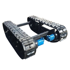 Pièces de rechange de train de roulement à chenilles de télé<span class=keywords><strong>commande</strong></span> électrique Rc, Mini piste en caoutchouc légère - Product Image 4