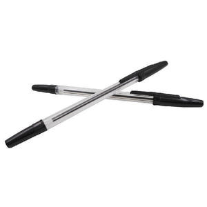 Meilleur stylo à bille promotionnel simple, logo personnalisé, vente en gros, pas cher, en vrac, stylo en plastique transparent pour l'écriture - Product Image 1