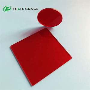 Filtre en verre rouge FELIX Optical HB600 RG610 RG630 avec revêtement antireflet, transmission de 90 % pour équipement médical OEM - Product Image 2