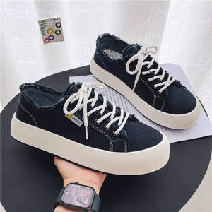 Chaussures en toile DA pour hommes, coupe basse, respirantes, antidérapantes, résistantes à l'usure, à lacets, semelle épaisse - Product Image 3