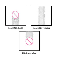 Dildo Doble de 18 Pulgadas, Flexible, Doble Punta, Juguete Sexual Unisex para Parejas Adultas