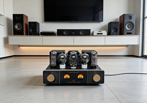 Amplificateur à tubes EL34 en bois classique, technologie monophonique éprouvée par le temps |   Prix de réduction d'usine - Product Image 3