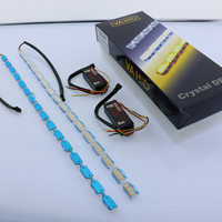 Nouvelle Bande LED DRL WRGB 12V de Haute Qualité à Effet Cristal, pour Amélioration de Phares, Vente en Gros