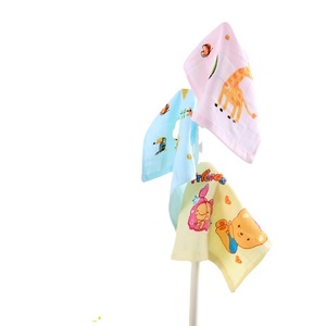 Toallitas cuadradas de algodón para bebés, 27x27 cm, diseño a cuadros, para uso doméstico en bebés - Product Image 5
