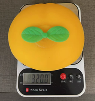 Jouet Squishy Pêche Réaliste à Remontée Lente, Forme de Fruit, Jouet Anti-Stress pour Enfants, Vente en Gros Direct Usine