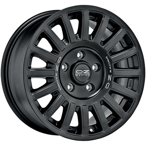 CERCHI EN LEGA RALLY RAID 8,5x18 6x135 ET 34 LETRAS PLATA NEGRA MATE - Product Image 1