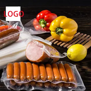 Vente en gros de film plastique PA PE utilisé pour emballer des saucisses Film transparent d'ensachage sous vide pour saucisses