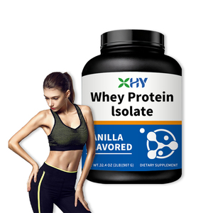 Vente en gros de poudre d'isolat de protéine de lactosérum saveur vanille haute nutrition supplément de gymnastique sportive musculaire - Product Image 6