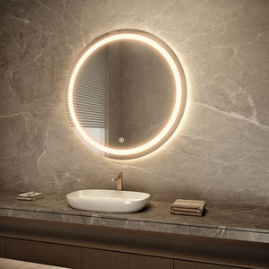 Espejo de baño LED inteligente de fabricación al por mayor con luces antiniebla y regulables - Product Image 3