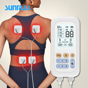 Dispositivo de Terapia TENS de Doble Canal y Frecuencia Media con Función de Calor, 24 Niveles de Intensidad Ajustables y Rendimiento de Grado Profesional - Product Image 1