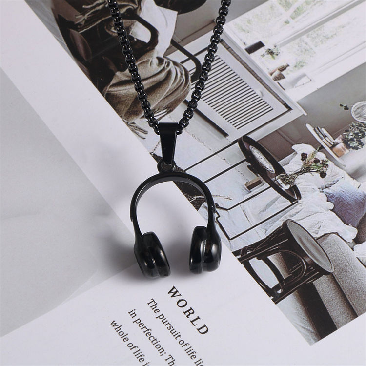 สีดำ-สร้อยคอ2.5*60ซม.