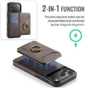 เคสโทรศัพท์หนัง PU แบบพับได้สุดหรู พร้อมช่องใส่บัตรและพวงกุญแจ - Product Image 2
