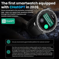 Montre connectée SENBONO MAX88 pour hommes - Montre connectée GPS six étoiles |   Montre connectée de fitness avec écran AMOLED HD, appels sans fil, étanchéité 5ATM