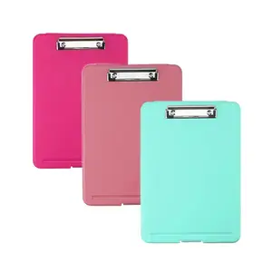 Waterproof Plastic Foldable A4 Storage Clipboard Custom Medical Nursing Clip Board