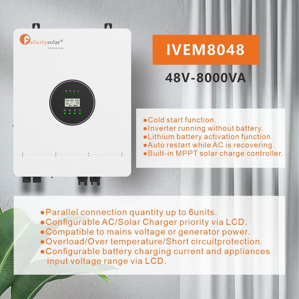 Felicity Solar 8KW off-Grid Inverter - Reliable Power Solution